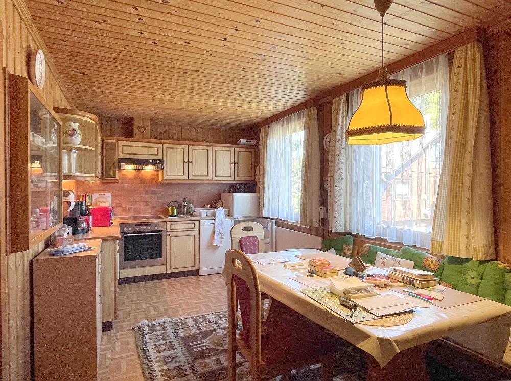 m Küche - Badesiedlung Altenberg: Ferienhaus auf großer Freizeitliegenschaft