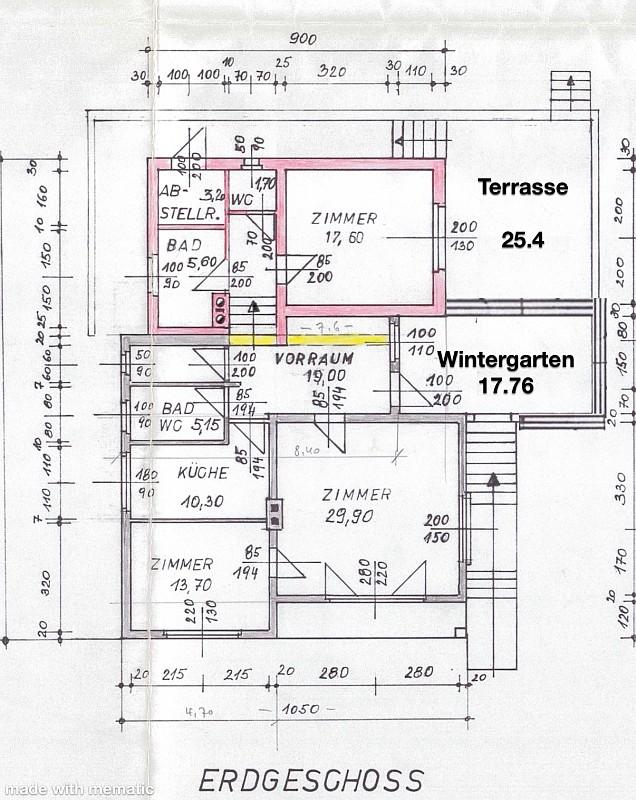 z Grundriss - Maria Gugging: Wohnung in Haus mit großem Garten in Grünlage