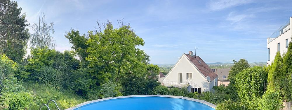 a Gartenansicht - Einfamilienhaus und Grund in sehr guter Lage – Sanierungsbedarf/Erweiterungsmöglichkeit