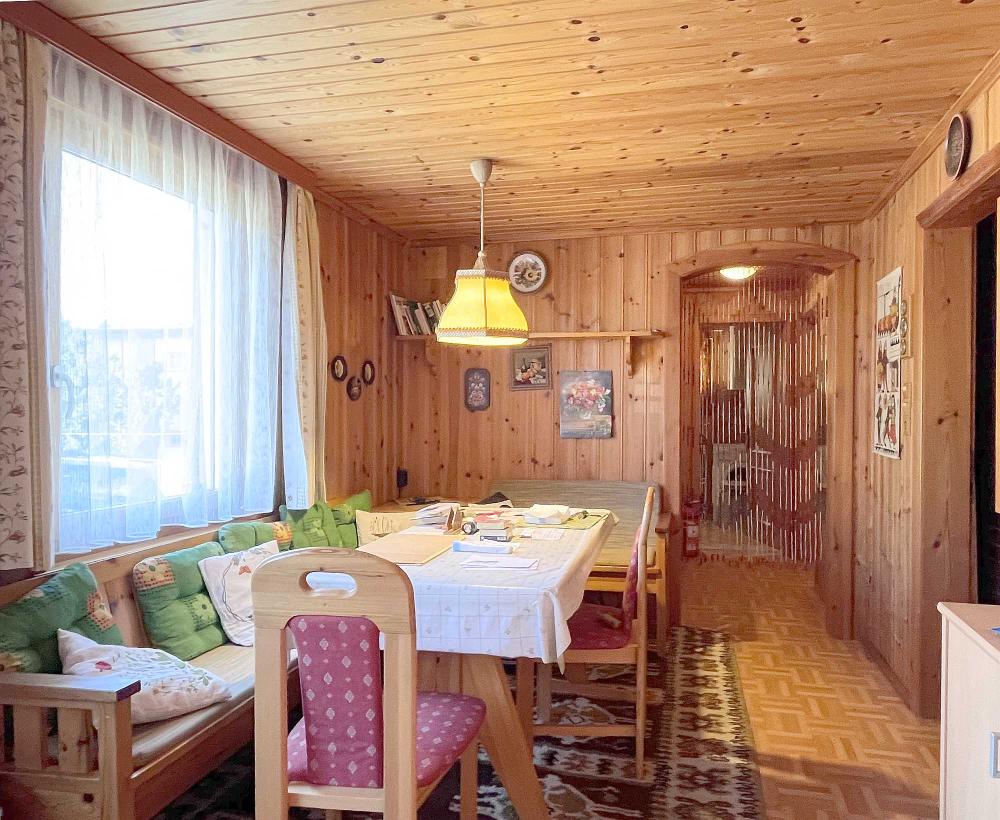 n Küche - Badesiedlung Altenberg: Ferienhaus auf großer Freizeitliegenschaft